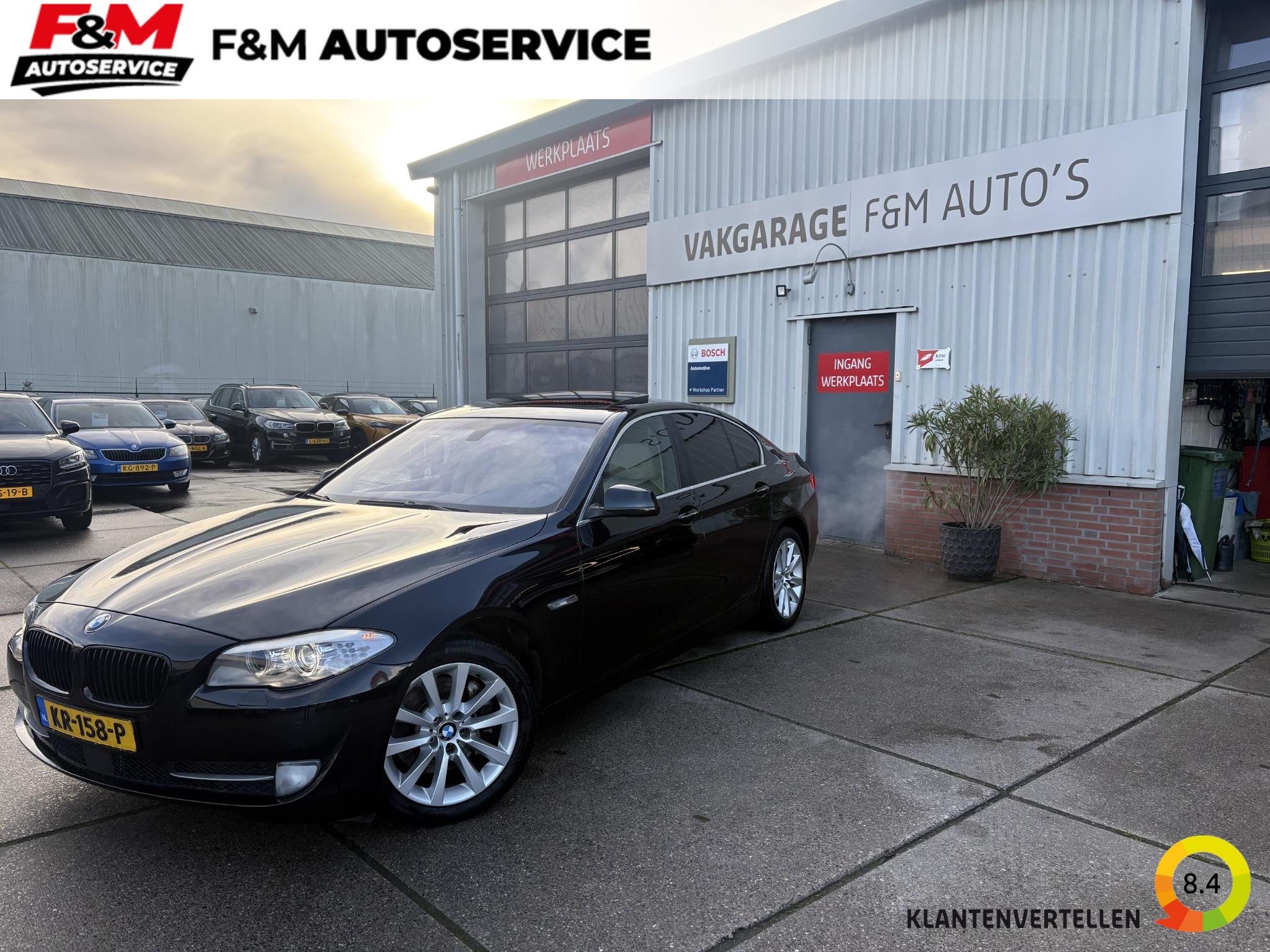 BMW 5-serie 530i High Executive M Sport Memory, stoelverwarm, Auto's, Euro 5, Achterwielaandrijving, Gebruikt, 2000 kg