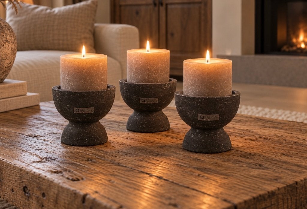6 kandelaars van Serax nieuw in doos twv € 20,00 st, Ophalen of Verzenden, Nieuw, Overige materialen