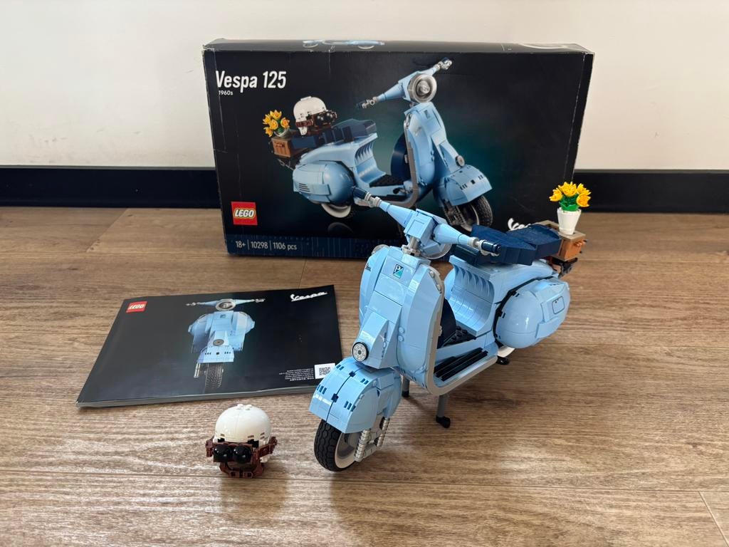 Lego Icons 10298 Vespa, Compleet, Lego, Ophalen of Verzenden, Zo goed als nieuw
