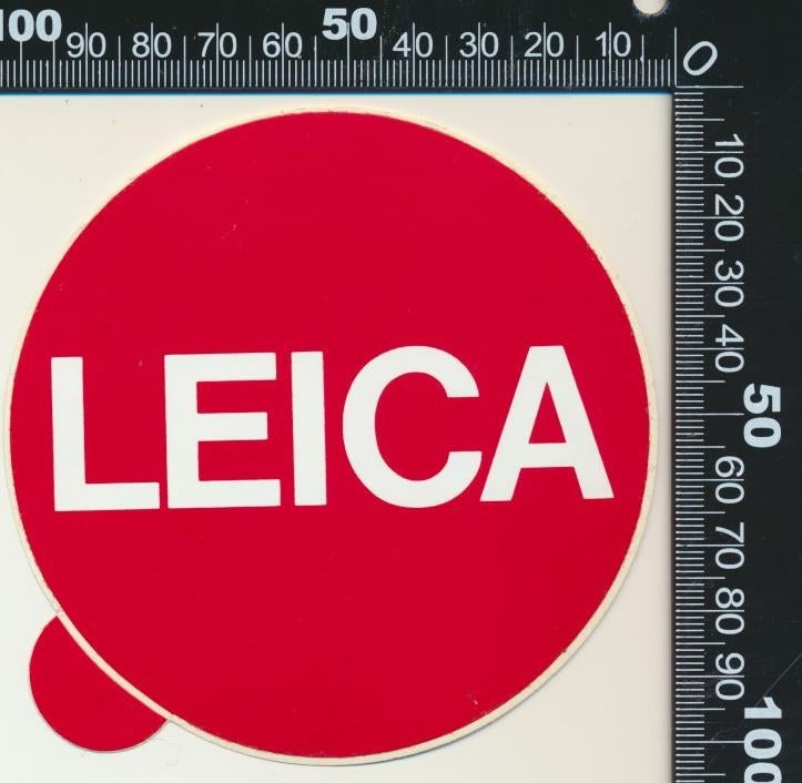 Sticker: Leica (7), Ophalen of Verzenden, Zo goed als nieuw, Bedrijf of Vereniging