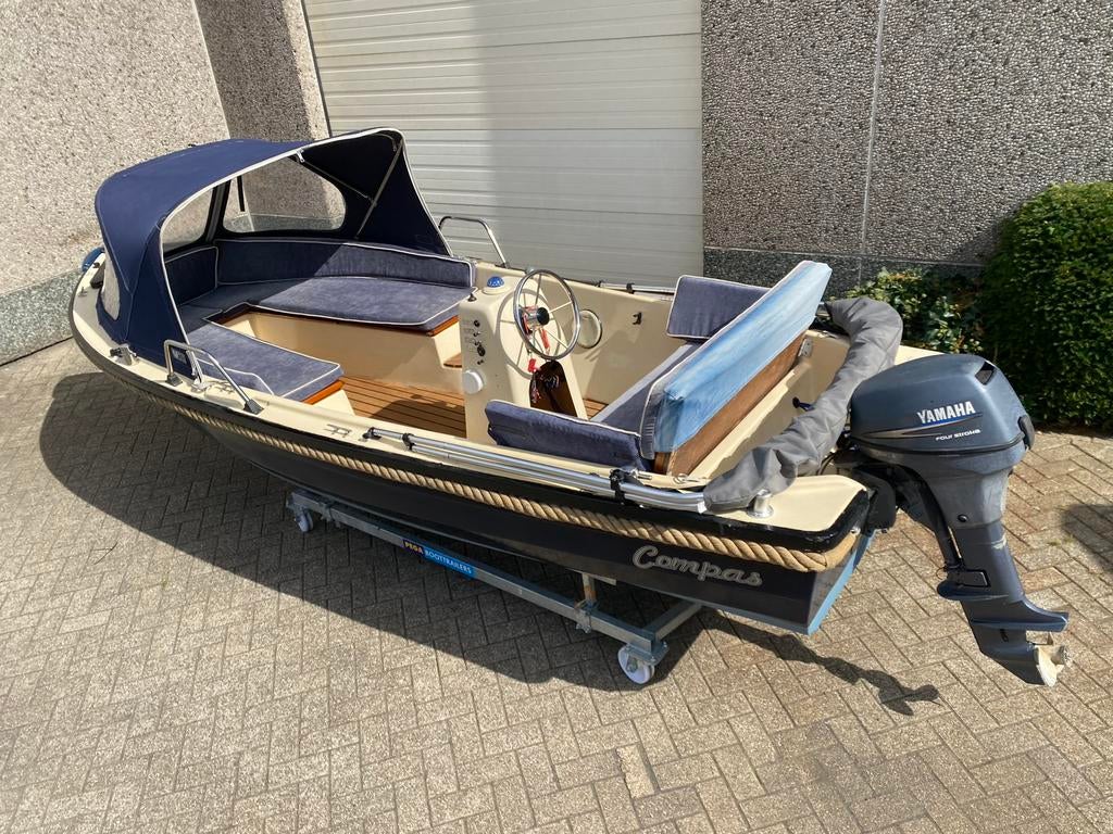Mooie compas 470 sloep compleet vaarklaar, Watersport en Boten, Ophalen, Tot 10 pk, Zo goed als nieuw, 3 tot 6 meter