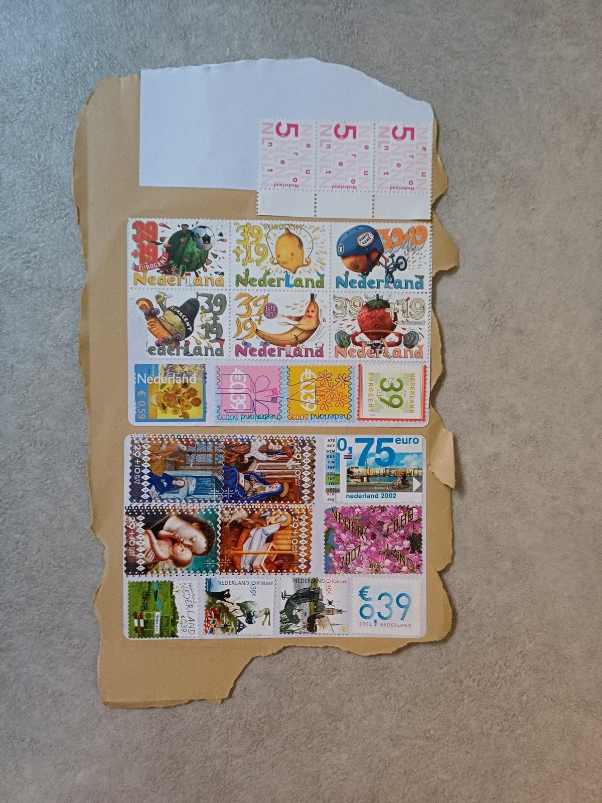 Nederlandse Euro Postzegels 2002 - Ongestempeld (23 stuks), Ophalen of Verzenden
