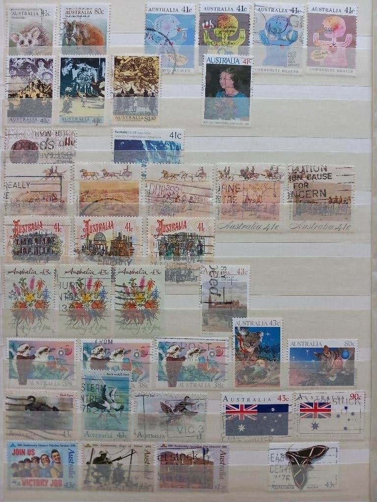Postzegelverzameling Australië 1913-2016 advertentie 2, Postzegels en Munten, Postzegels | Volle albums en Verzamelingen, Ophalen of Verzenden
