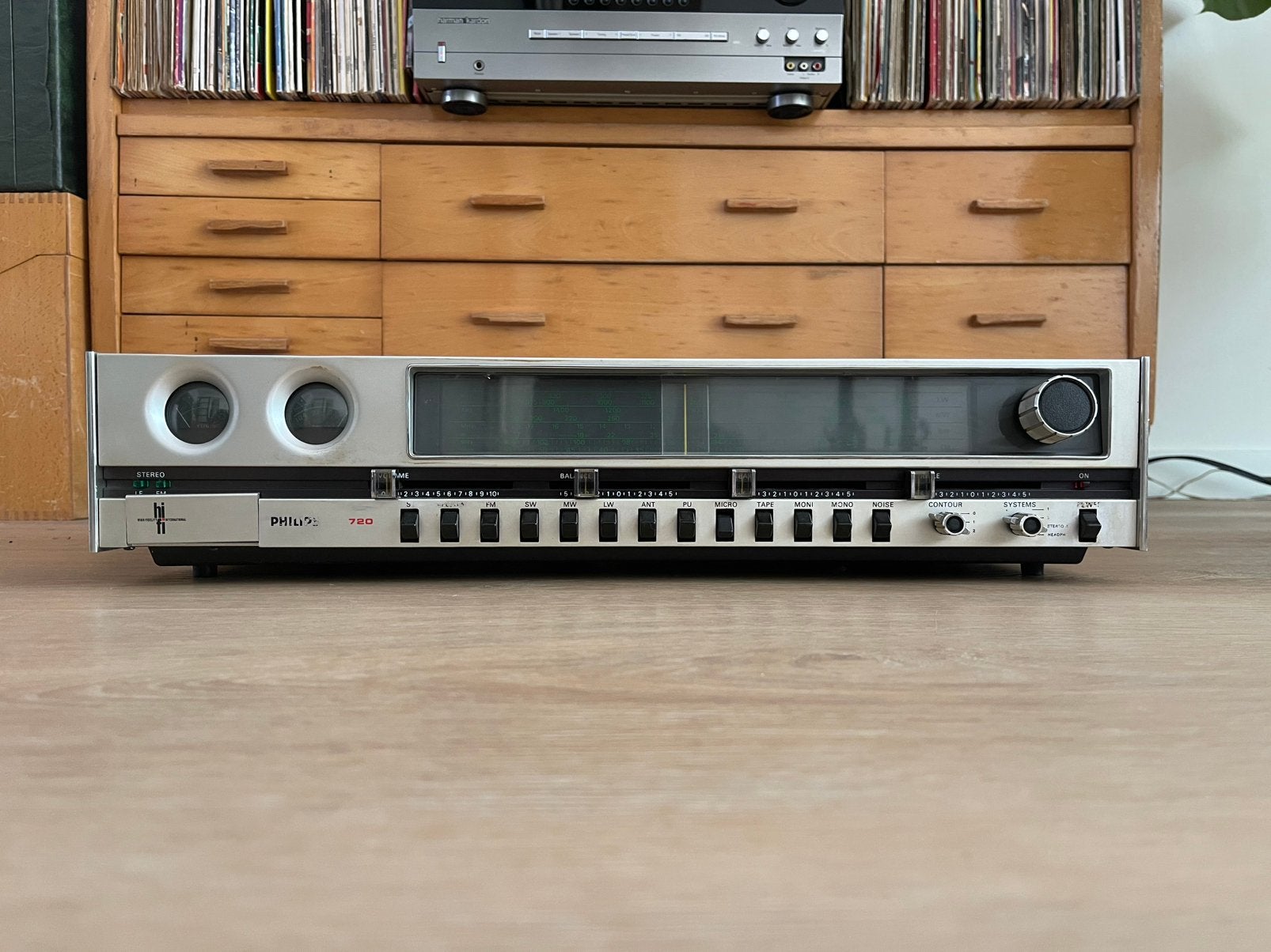 Philips 22RH521 versterker - kapot, Ophalen, Gebruikt
