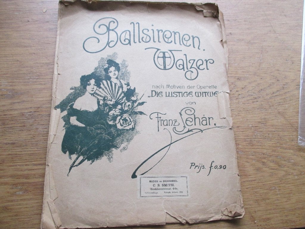 BALLSIRENEN WALZER, Muziek en Instrumenten, Gebruikt, Ophalen of Verzenden, Artiest of Componist, Piano