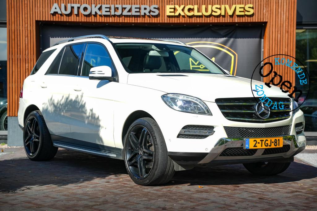 Mercedes-Benz M-klasse 350 AMG Panoramadak Harman/Kardon Nav, Automaat, Stof, Gebruikt, Startonderbreker