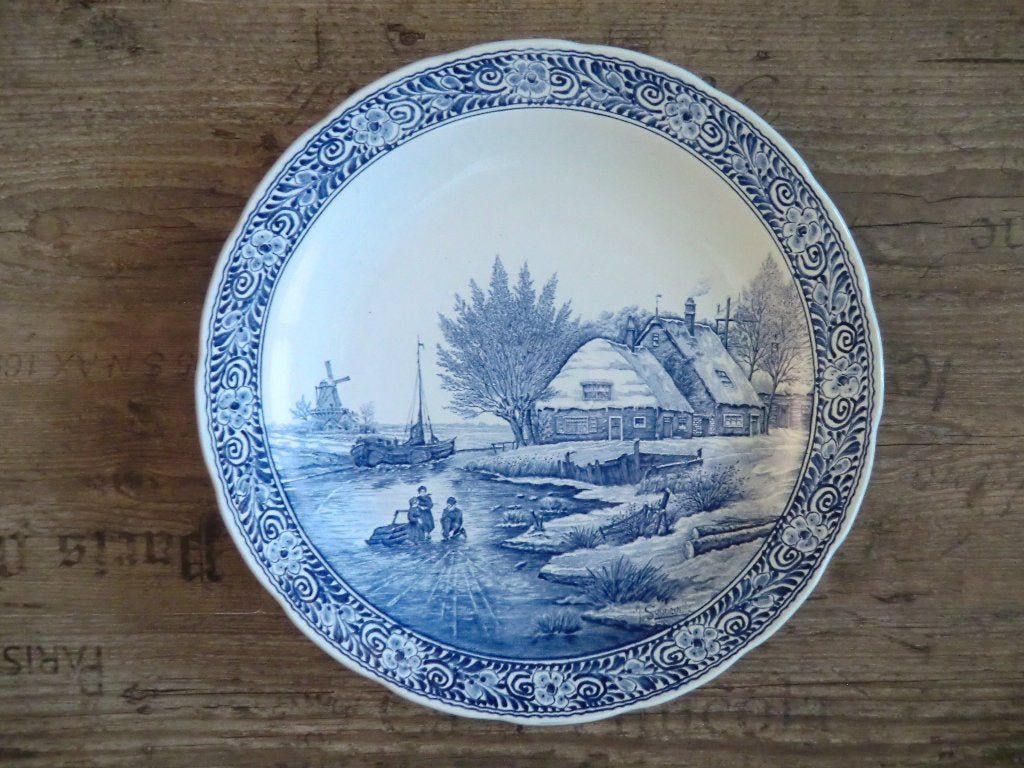 Sierbord Hollands landschap, Antiek en Kunst, Ophalen of Verzenden