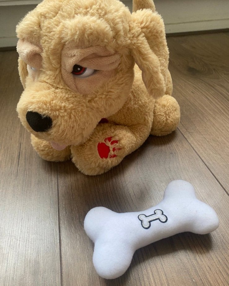 Knuffel interactieve hond BAT-Y, Ophalen of Verzenden, Zo goed als nieuw, Hond