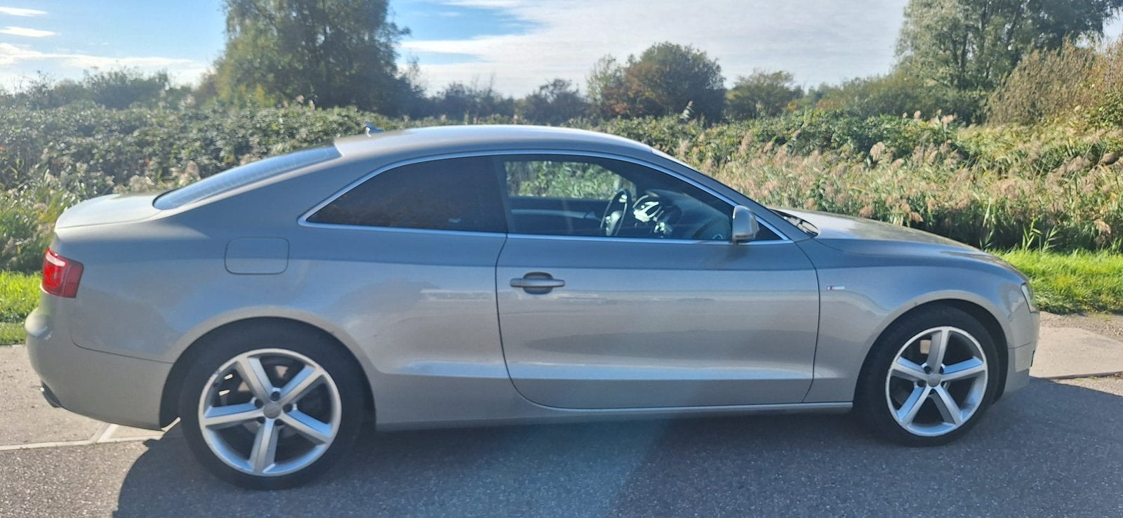 Audi A5 3.0 TDI 176KW Coupe Quattro AUT 2009 Grijs, Automaat, 4 stoelen, 14 km/l, Diesel
