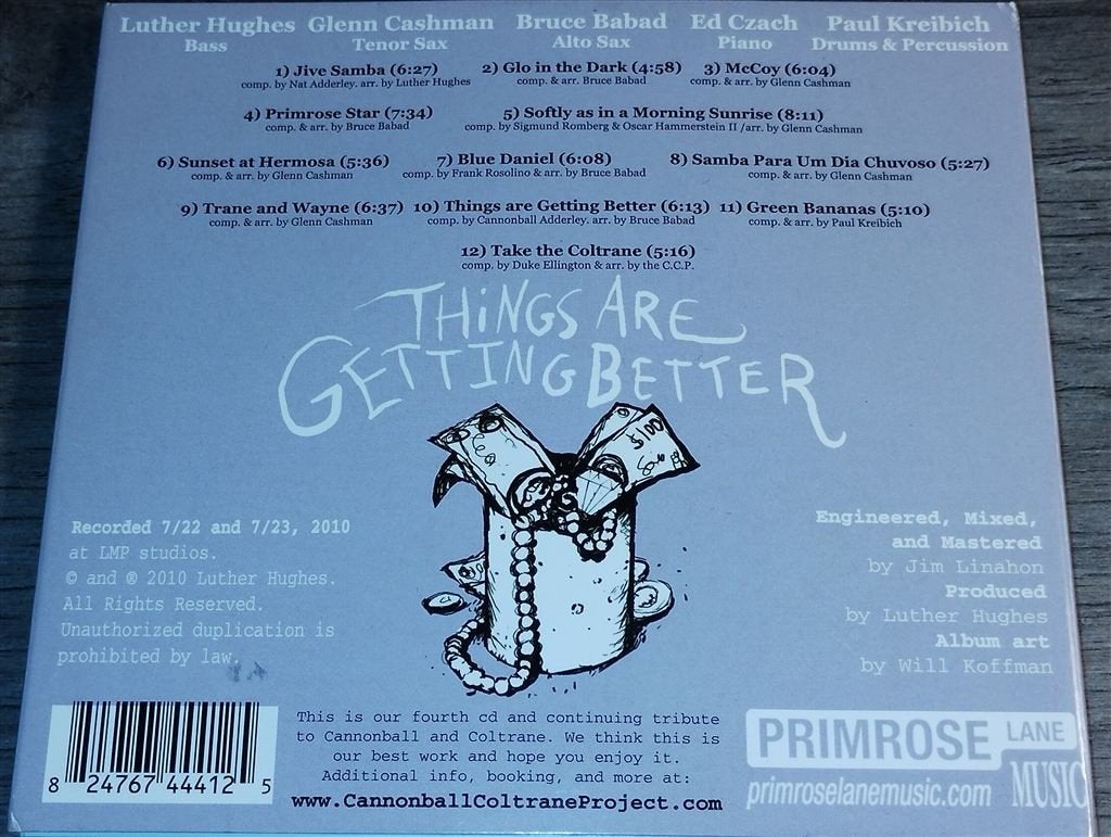 Luther Hughes & The Cannonball-Coltrane Project ‎- Things Ar, Ophalen of Verzenden, Zo goed als nieuw, Jazz