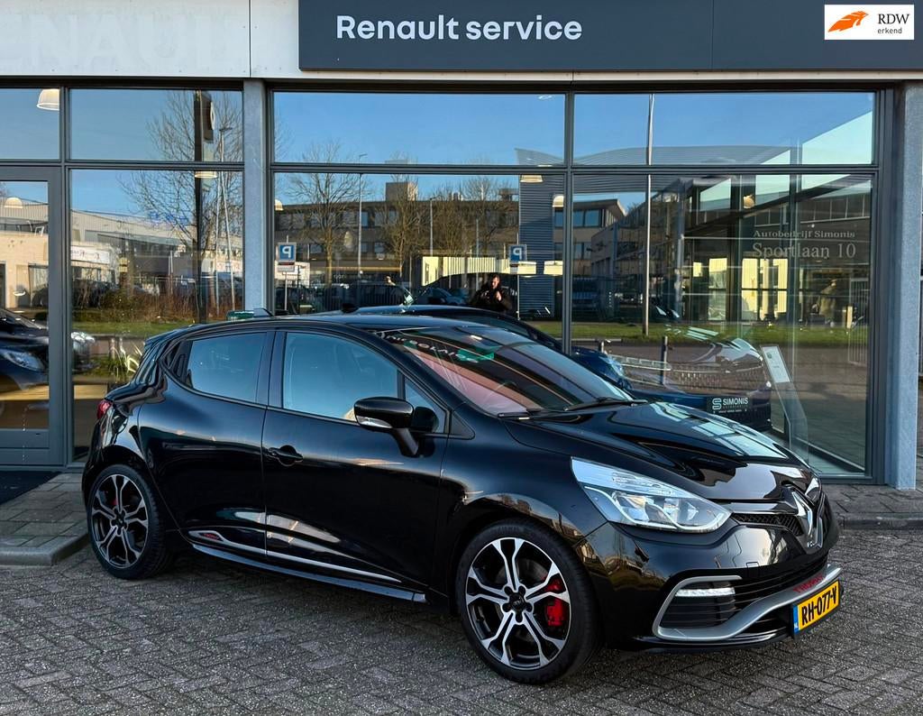 Renault Clio 1.6 R.S. Trophy | R.S. Monitor | A. Camera | P., Gebruikt, 4 cilinders, Zwart, Bedrijf