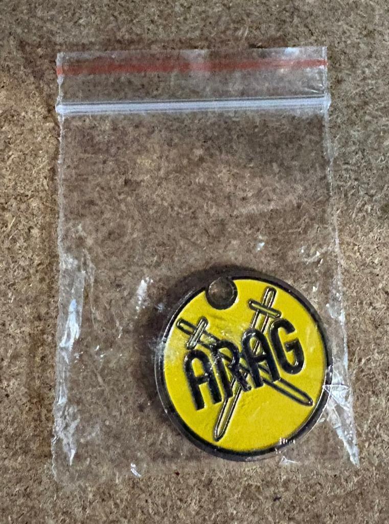 ARAG toss muntje met bevestiging-oog - KNVB scheidsrechter, Maat XL, Ophalen of Verzenden, Nieuw, Overige typen
