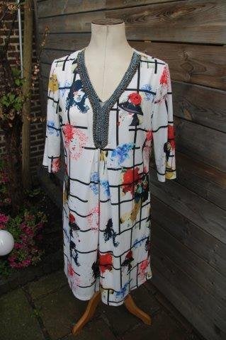 Jurk gekleurd My Pashion mt XL Vaste prijs AANBIEDING, Overige kleuren, My PAshion, Maat 46/48 (XL) of groter, Ophalen of Verzenden