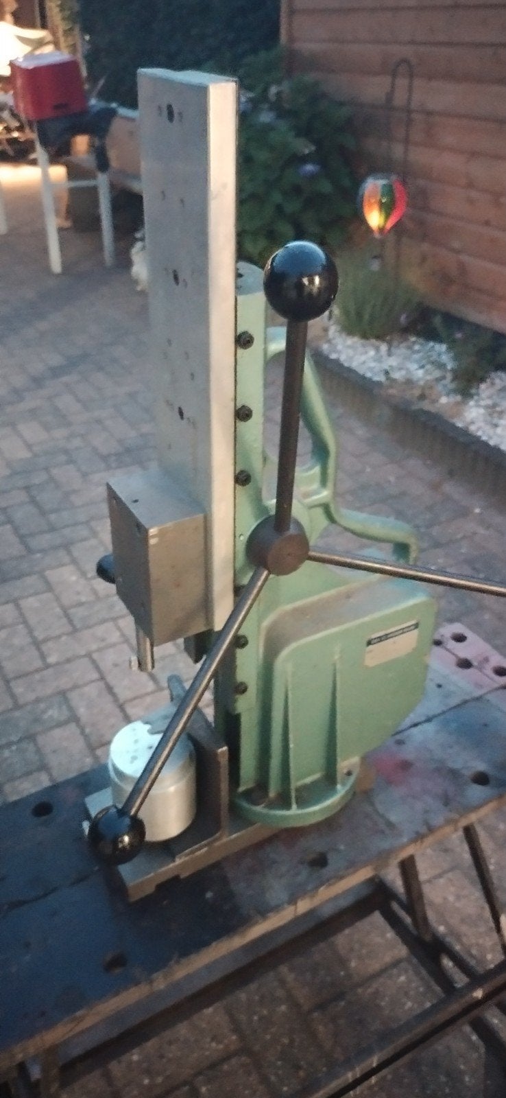 Preciesie Pers Tafel hand Pers voor kleinwerk,, Ophalen, Gebruikt
