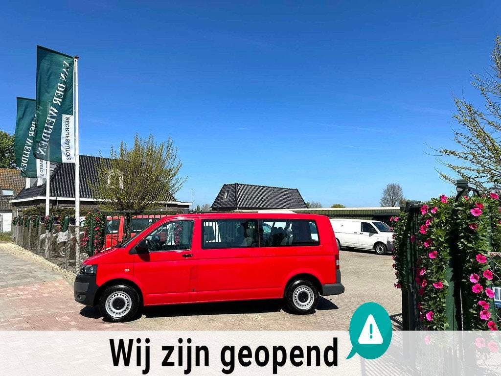 Volkswagen Transporter Kombi 2.0 TDI L2H1 9 Pers Automaat Ma, Auto's, Volkswagen, Euro 5, Stof, Gebruikt, 241 €/maand