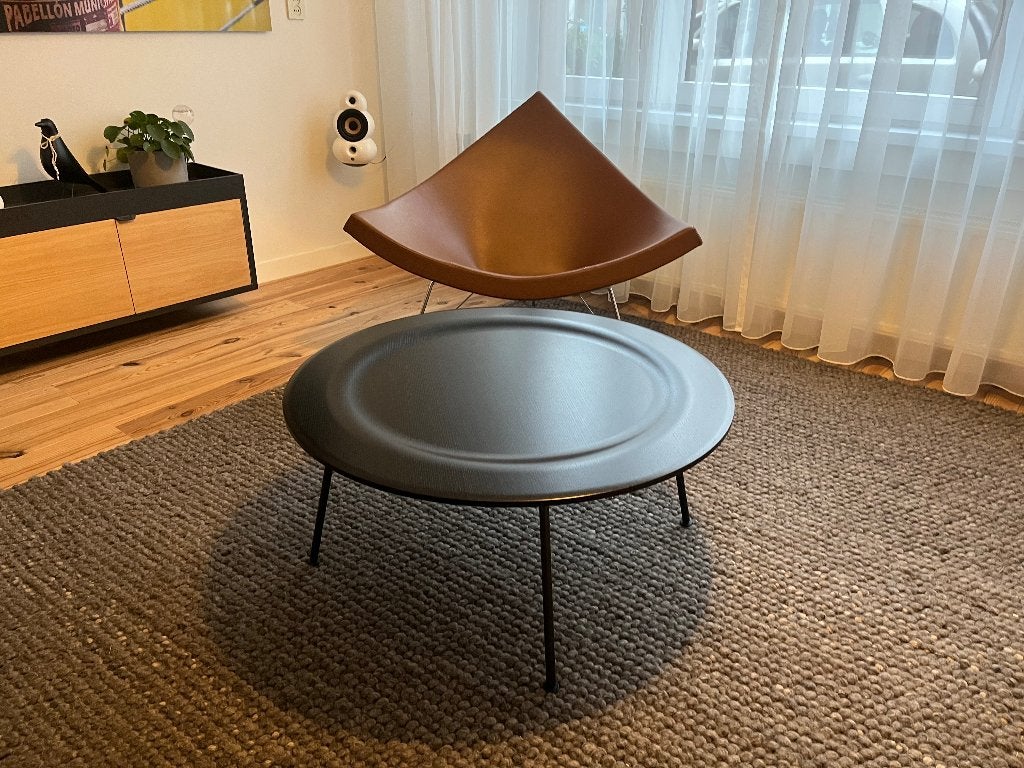 Eames Vitra CTM coffee table salontafel koffietafel, Ophalen, 50 tot 100 cm, Rond, 50 tot 100 cm