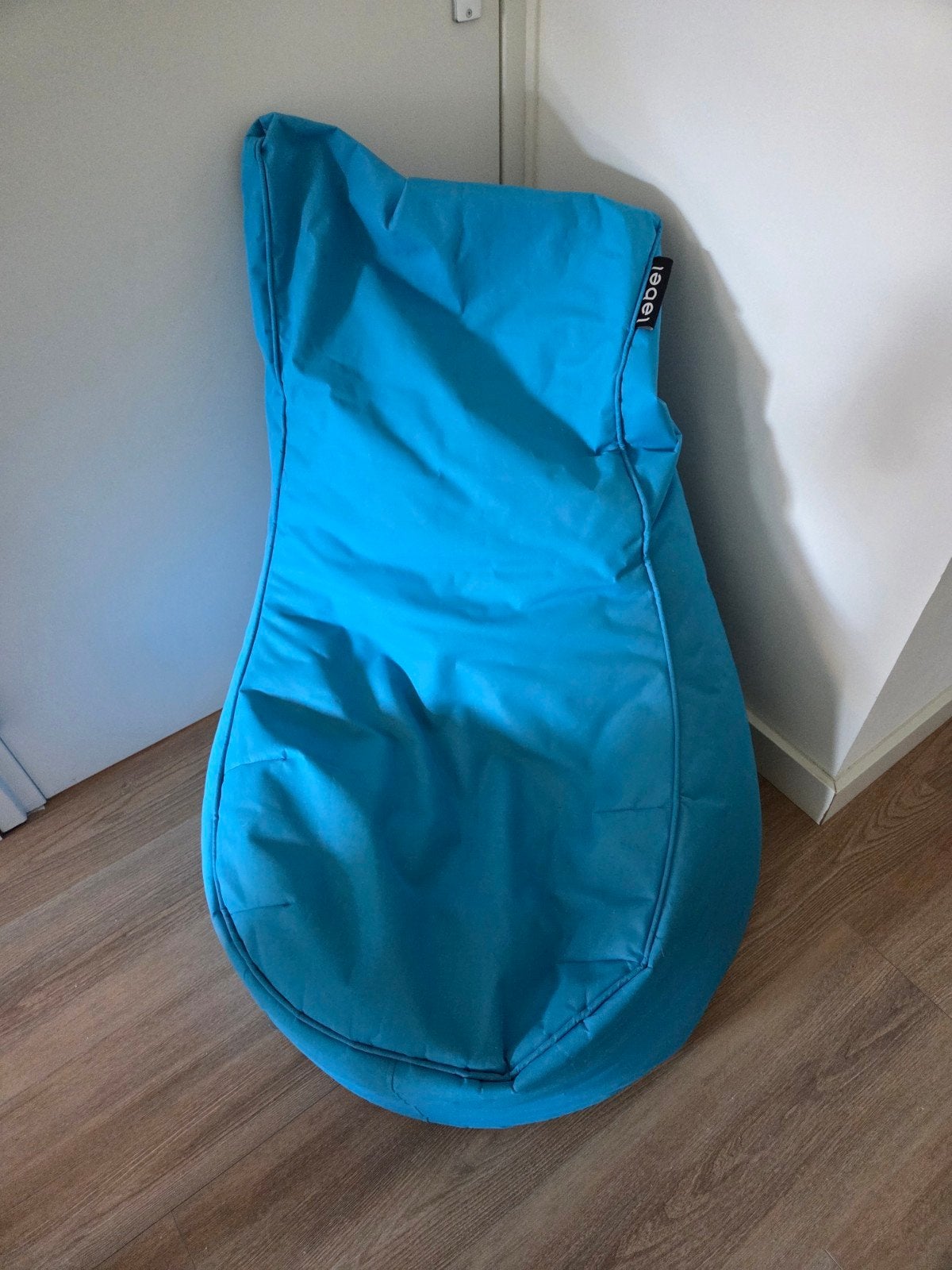 Comfortabele blauwe Lebel zitzak - Goede staat, Ophalen