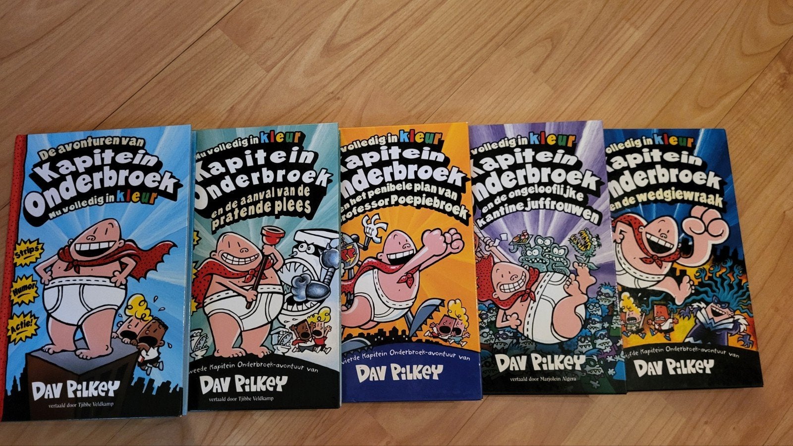 Kapitein onderbroek. Deel 1t/m5, Boeken, Strips | Comics, Ophalen, Europa, Zo goed als nieuw, Meerdere comics
