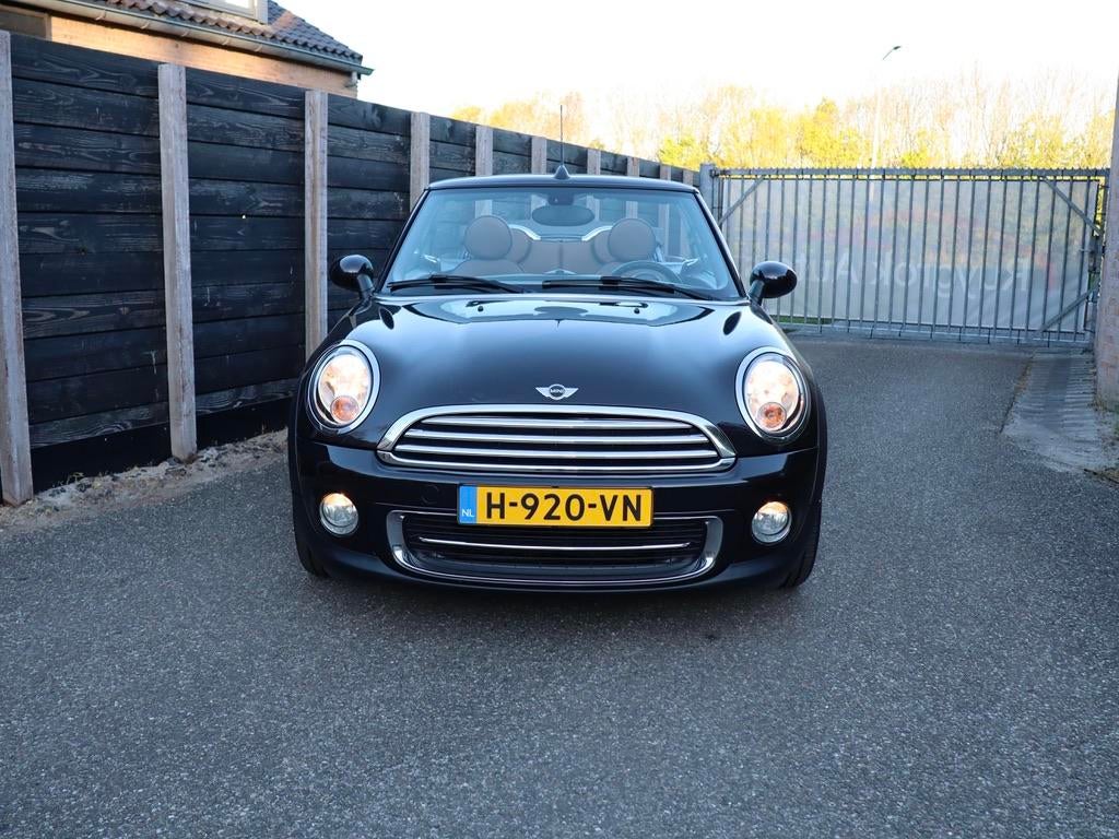 MINI Cabrio 1.6 Cooper Chili leder, cruise, bluetooth, Auto's, Mini, Gebruikt, Euro 6, 4 cilinders, 4 stoelen