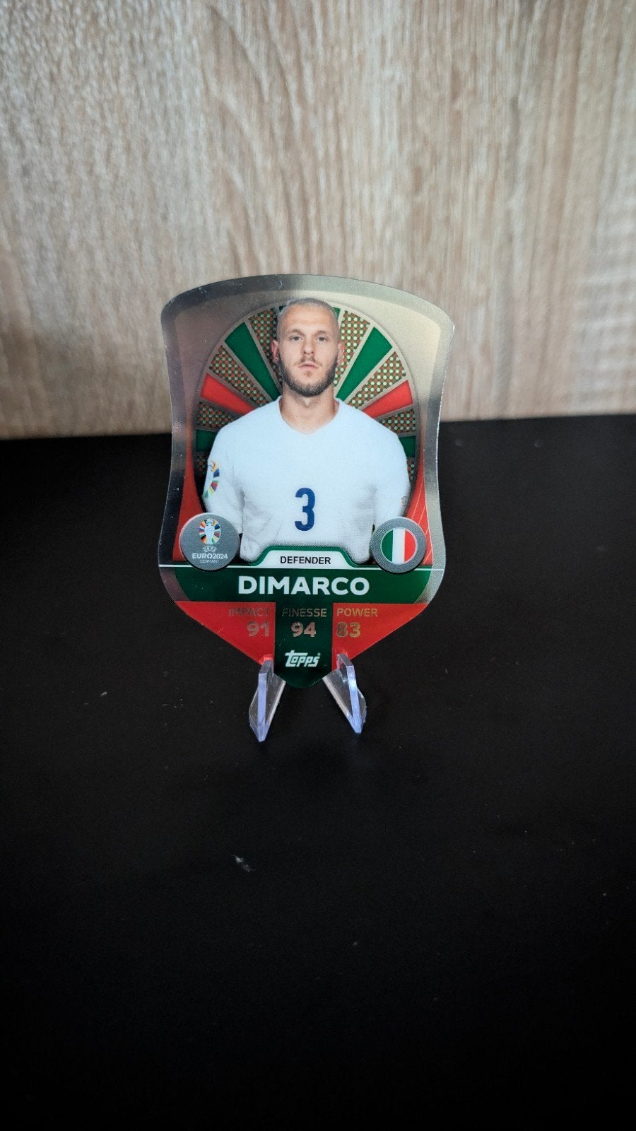 2024 Topps Match Attax UEFA Euro - FEDERICO DIMARCO # SC-4, Ophalen of Verzenden, Zo goed als nieuw, Buitenlandse clubs, Spelerskaart