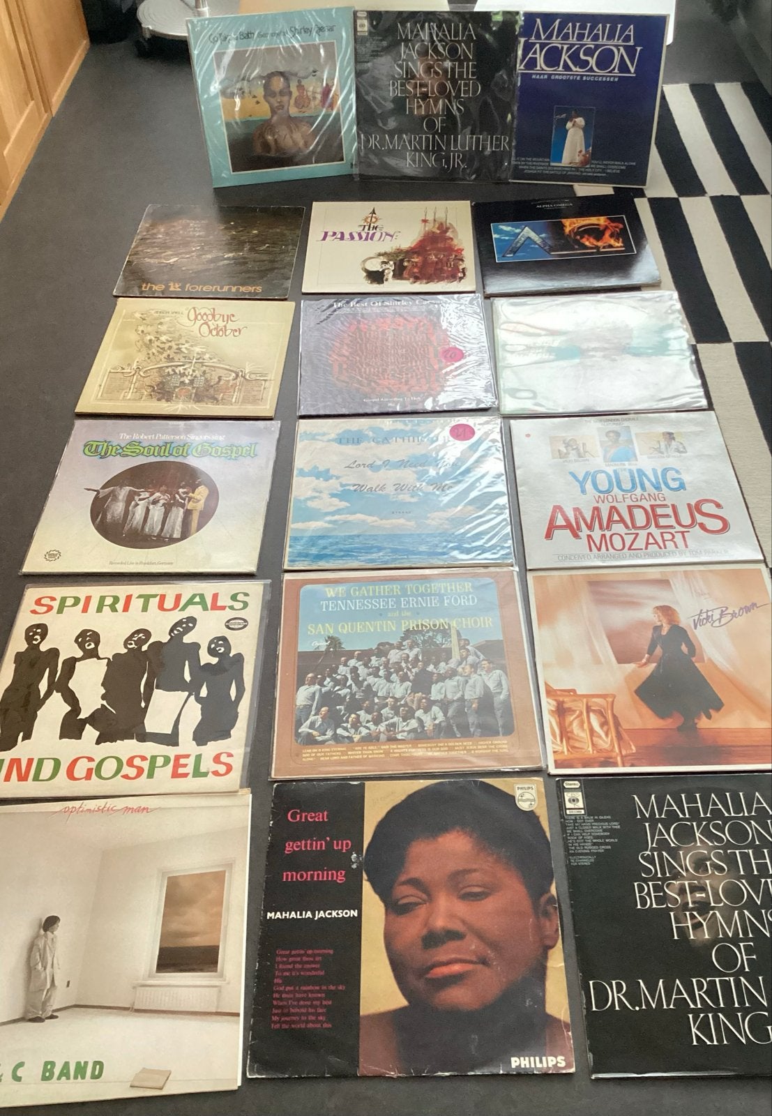 18x collectie gospel en spirituals LP's, Cd's en Dvd's, Ophalen, Gebruikt, 12 inch, LP