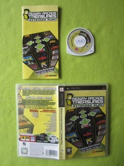 Midway Arcade Treasures PSP Playstation, Overige genres, 1 speler, Ophalen of Verzenden, Zo goed als nieuw