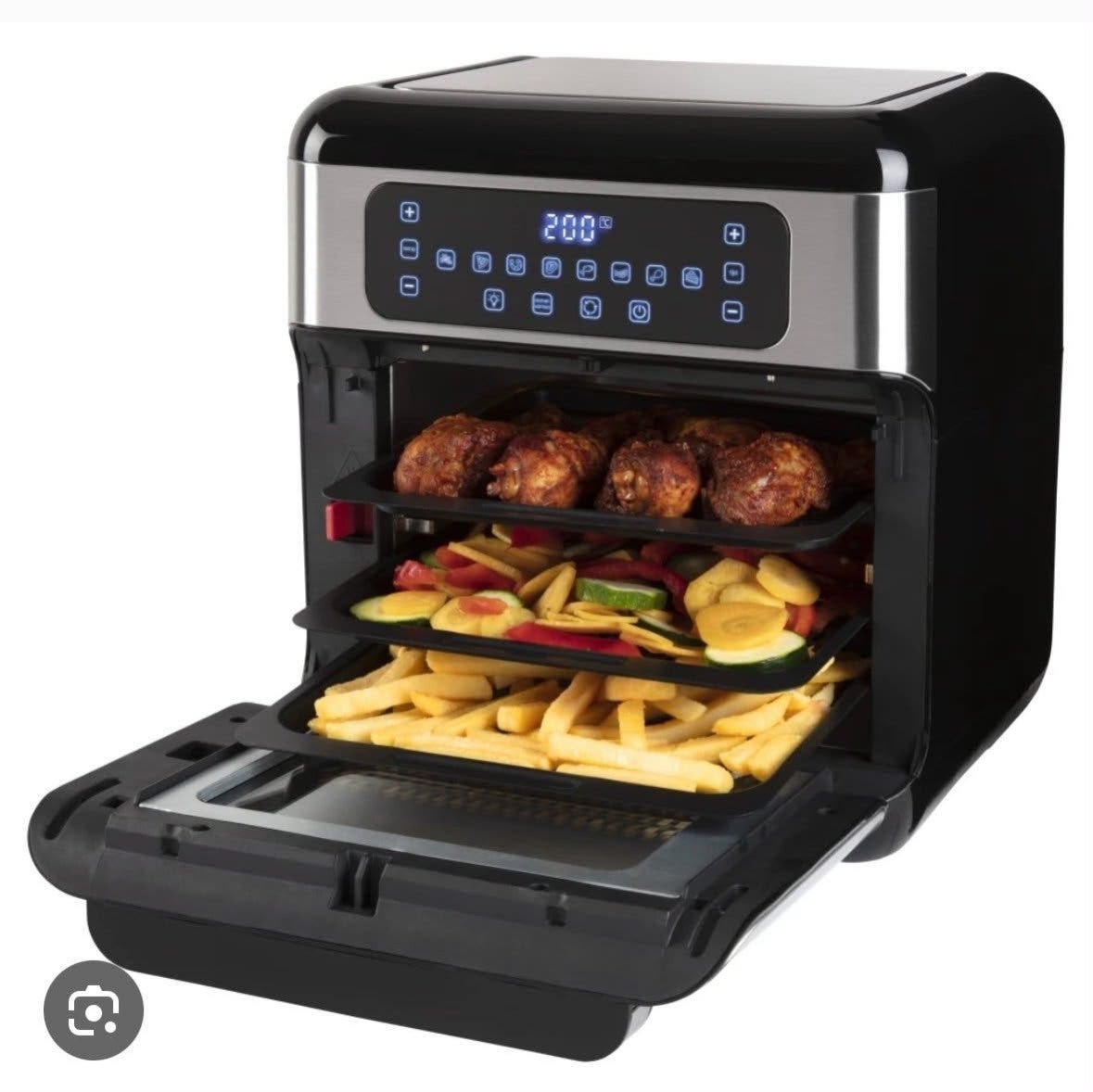 Multifunctionele Airfryer Oven - Zwart