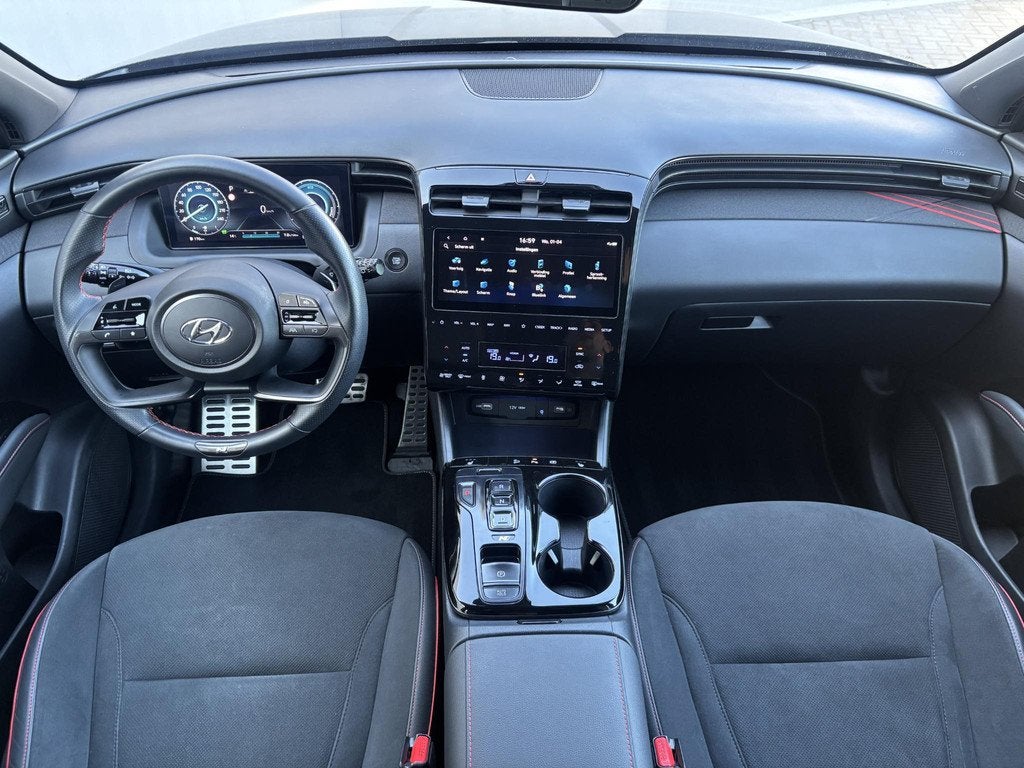 Hyundai Tucson 1.6 T-GDI HEV 230pk N Line Edition Automaat /, Auto's, Hyundai, Gebruikt, Euro 6, 4 cilinders, 1650 kg