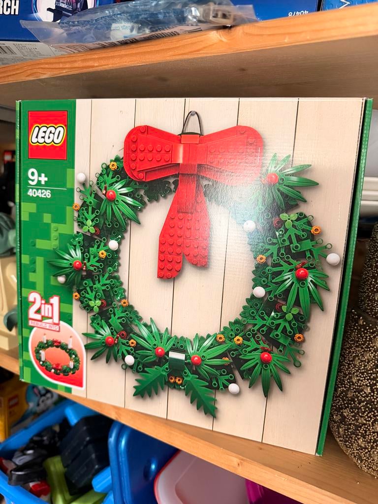 Lego Kerstkrans 40426, Kinderen en Baby's, Speelgoed | Duplo en Lego, Overige thema's, Lego, Nieuw, Ophalen of Verzenden