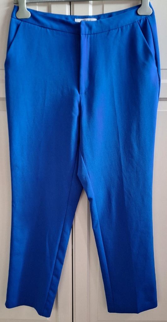 ONLY Tailoring Blauwe Broek Maat L/34, Kleding | Dames, Broeken en Pantalons, Blauw, Maat 42/44 (L), Ophalen of Verzenden, Lang