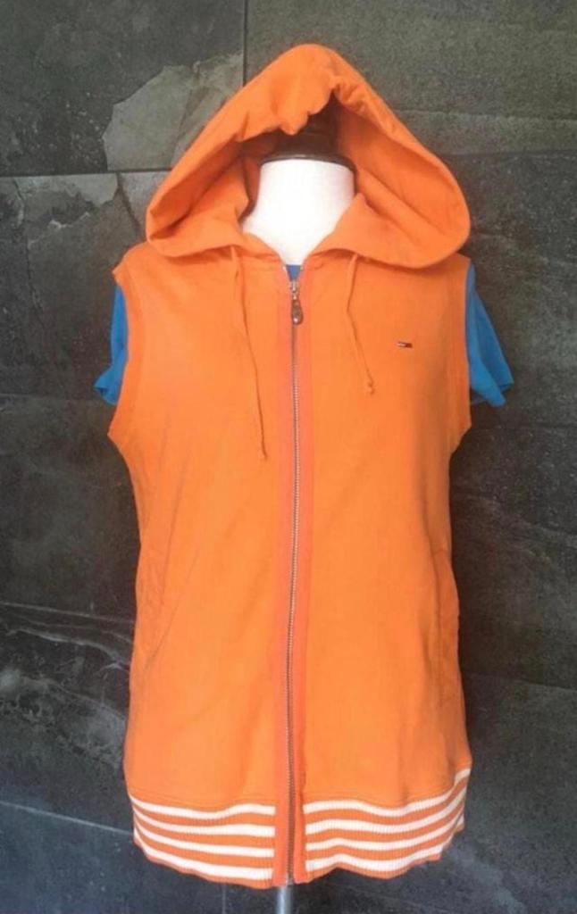 Tommy Hilfiger Denim bodywarmer Internationaal Surf Kampioen, Ophalen of Verzenden, Nieuw, Oranje