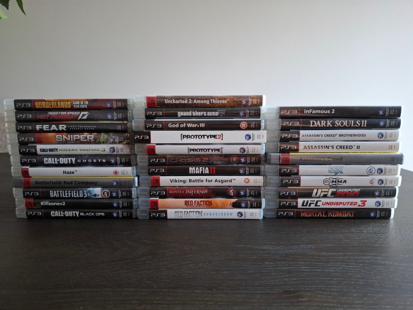 PS3 Games (32 stuks) - GTA V, Dante's inferno, God of war, 1 speler, Ophalen of Verzenden, Zo goed als nieuw, Vanaf 18 jaar