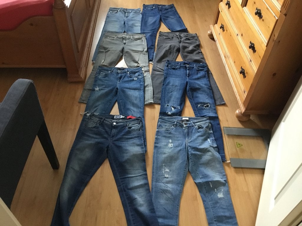 14 skinny jeans. Maat 25-26-27-28-29, Maat 38/40 (M), Supertrash, Blauw, Ophalen of Verzenden