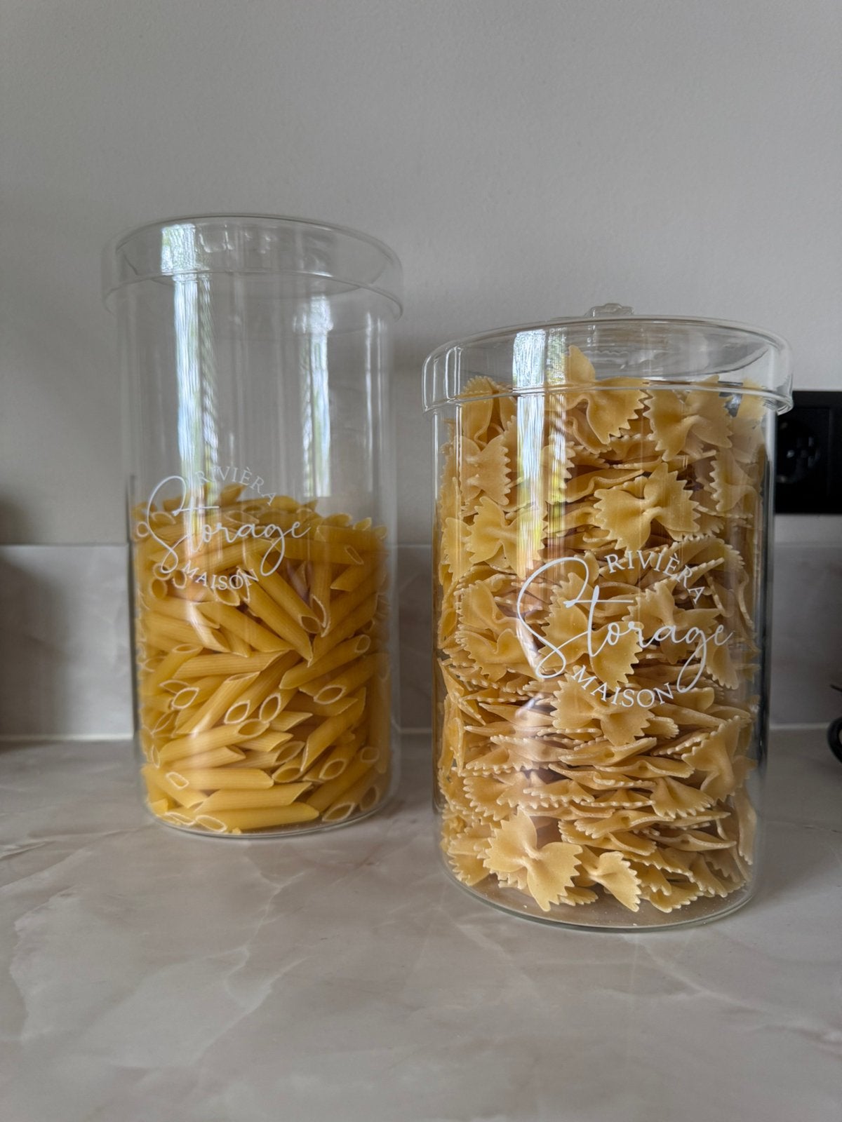 Glazen voorraadpotten Rivièra Maison, Ophalen of Verzenden, Zo goed als nieuw