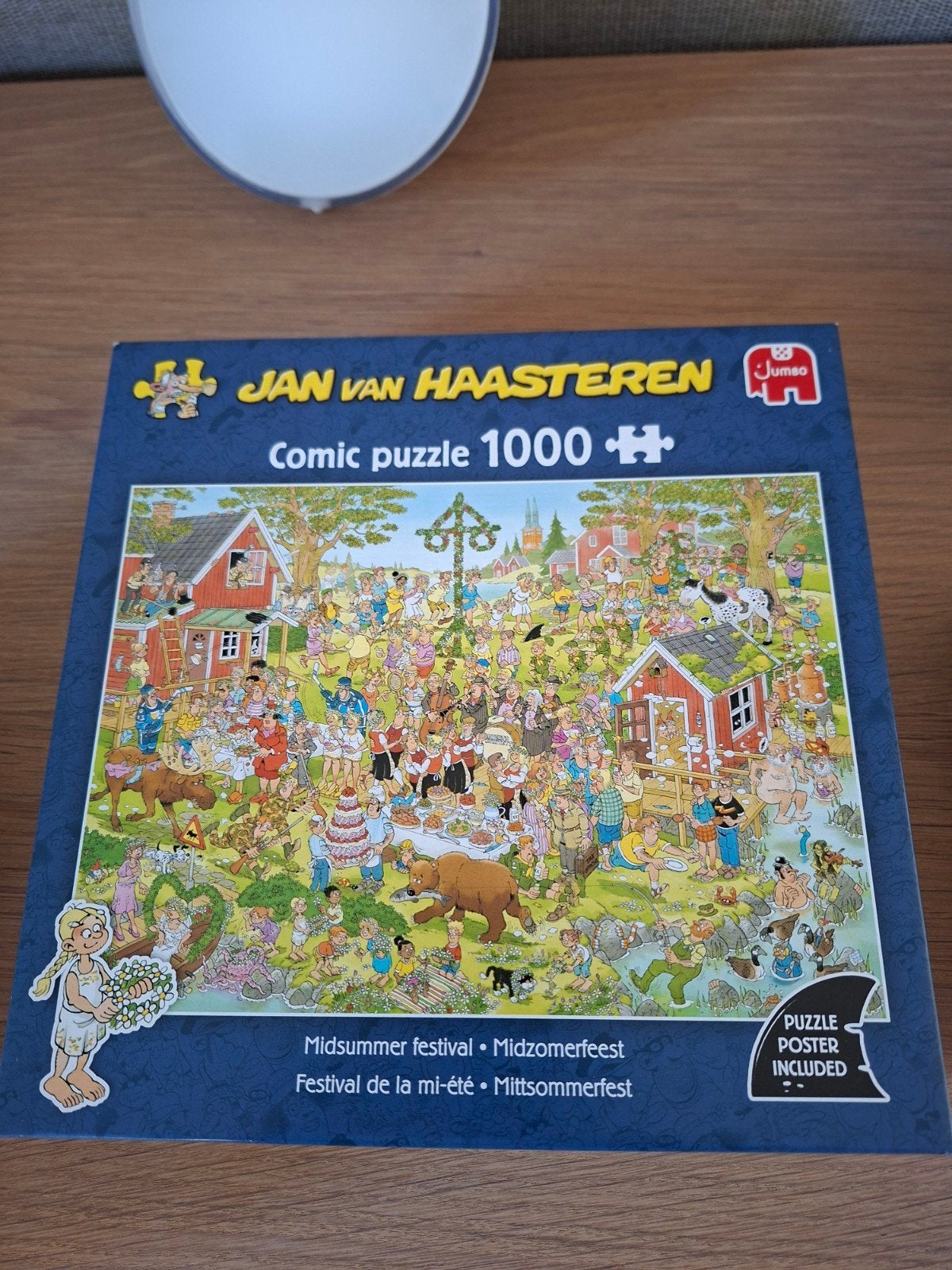 Jan van Haasteren Comic Puzzel 1000 stukjes Midzomerfeest, Hobby en Vrije tijd, Ophalen of Verzenden, 500 t/m 1500 stukjes, Zo goed als nieuw