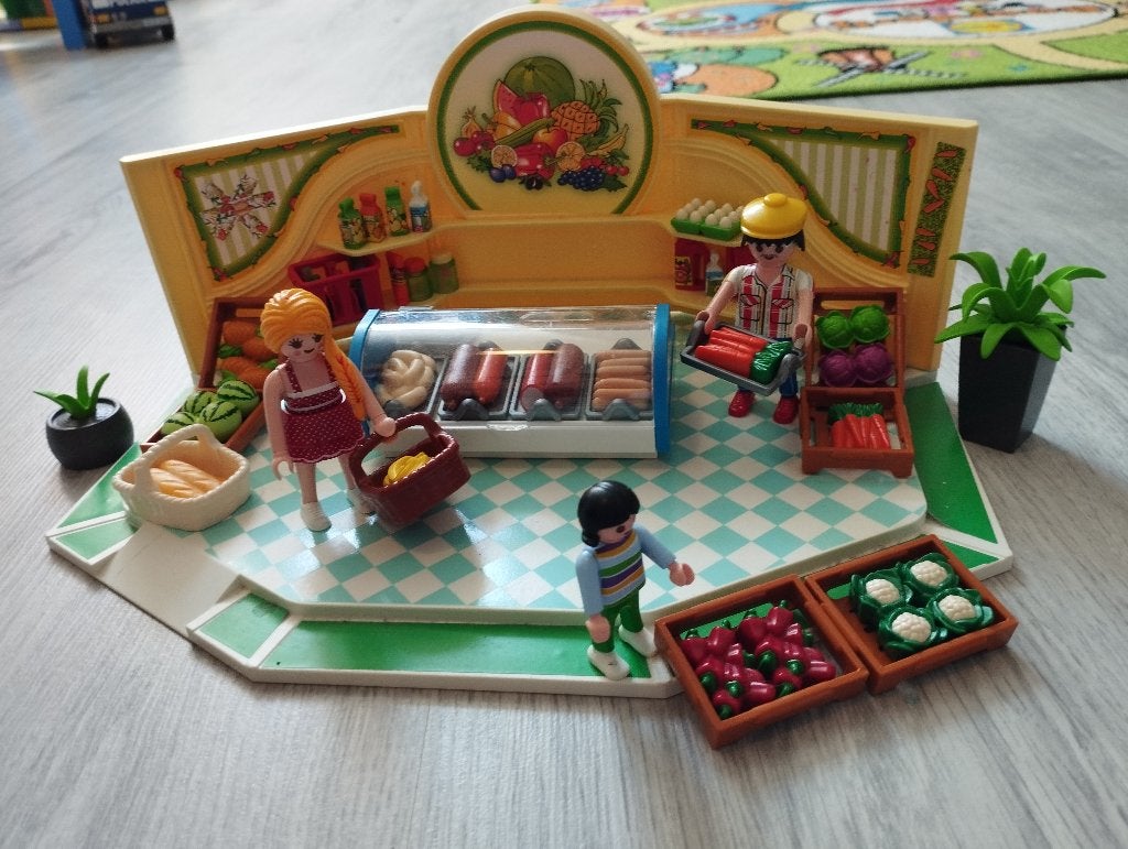 Playmobil winkel/supermarkt 9403, Kinderen en Baby's, Speelgoed | Playmobil, Ophalen of Verzenden, Zo goed als nieuw