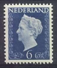 Nederland NVPH nr 476 postfris Koningin Wilhelmina 1948, Postzegels en Munten, Postzegels | Nederland, Ophalen of Verzenden, Na 1940