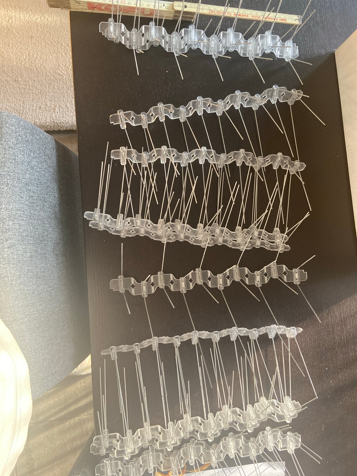 Duivenpinnen / Duivenstrips 12 van 33.5 cm, Ophalen of Verzenden, Nieuw