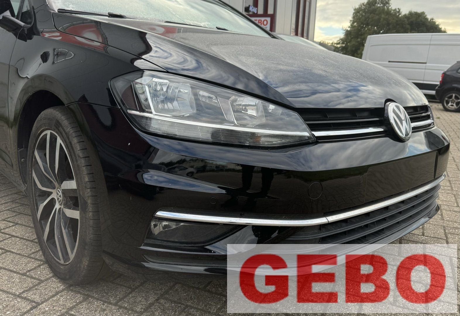 Volkswagen golf 7.5 voorkop motorkap bumper spatbord LC9X NI, Gebruikt, -, Volkswagen, -
