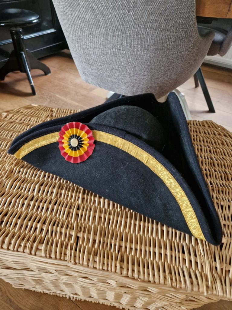 Napoleontische Tricorn, Ophalen of Verzenden, Zo goed als nieuw, Onbekend, Hoed