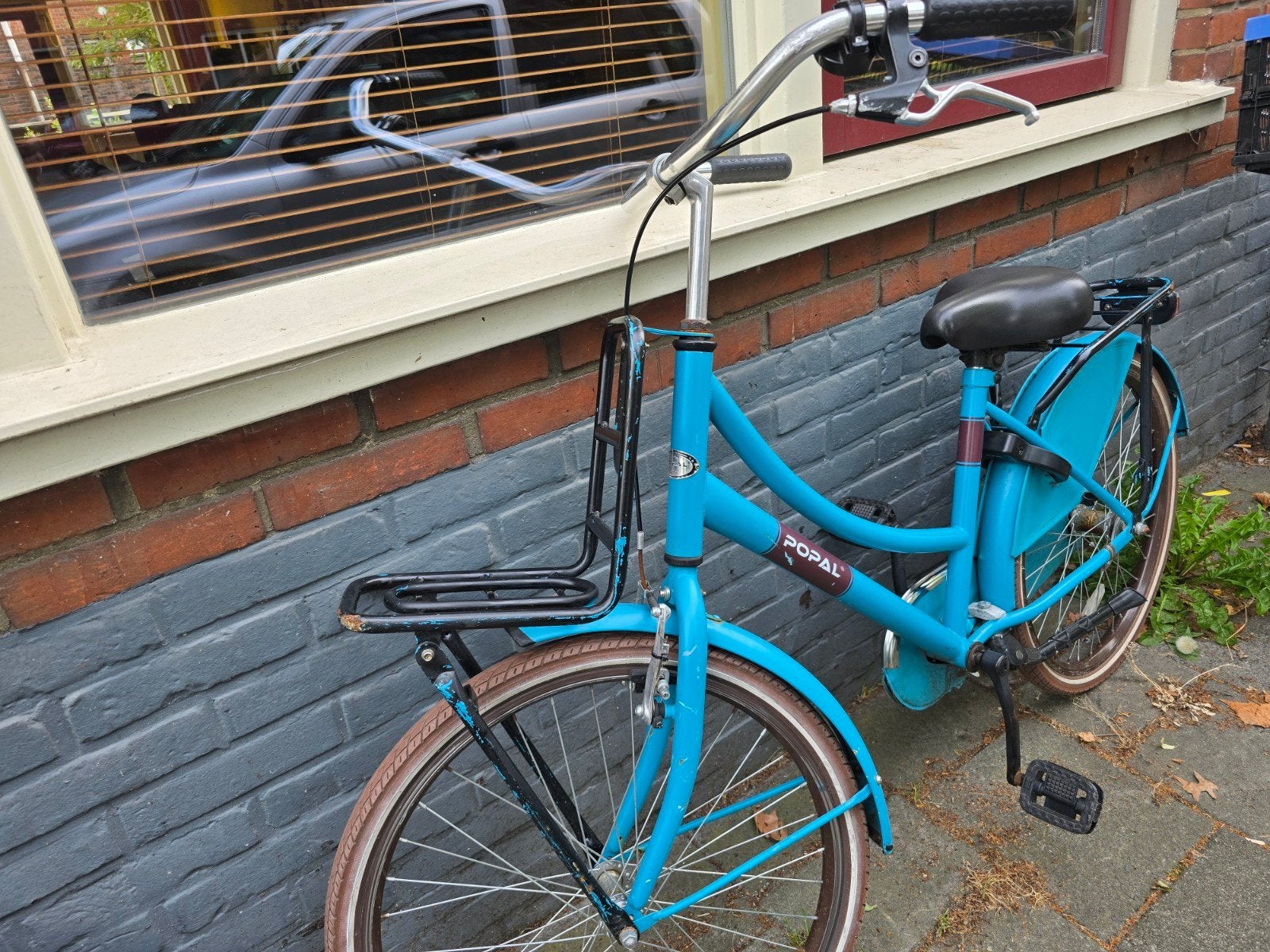 Popal Daily Dutch Basic Damesfiets - Turquoise, Overige merken, Velgrem, Ophalen of Verzenden, 50 tot 53 cm