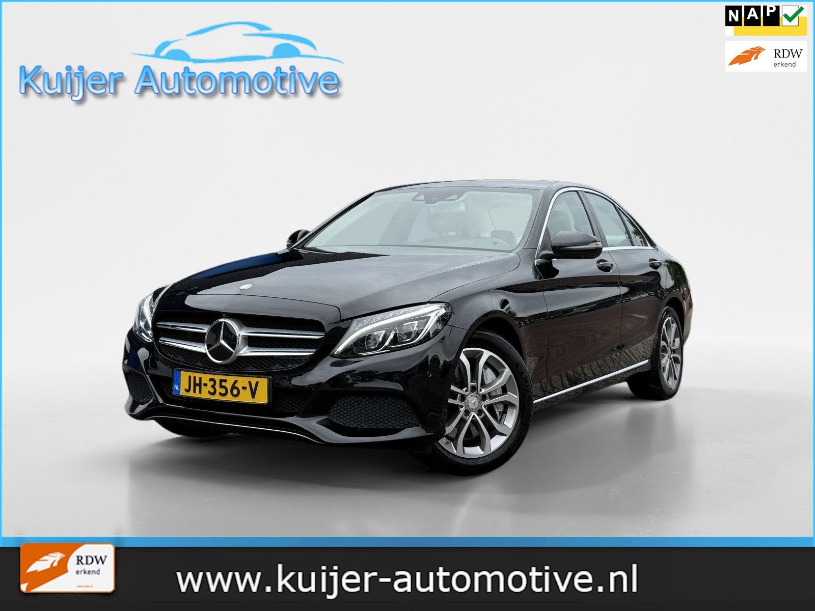 Mercedes-Benz C-klasse 350 e Lease Edition Plus Automaat, Auto's, Mercedes-Benz, Automaat, Achterwielaandrijving, Gebruikt, Zwart