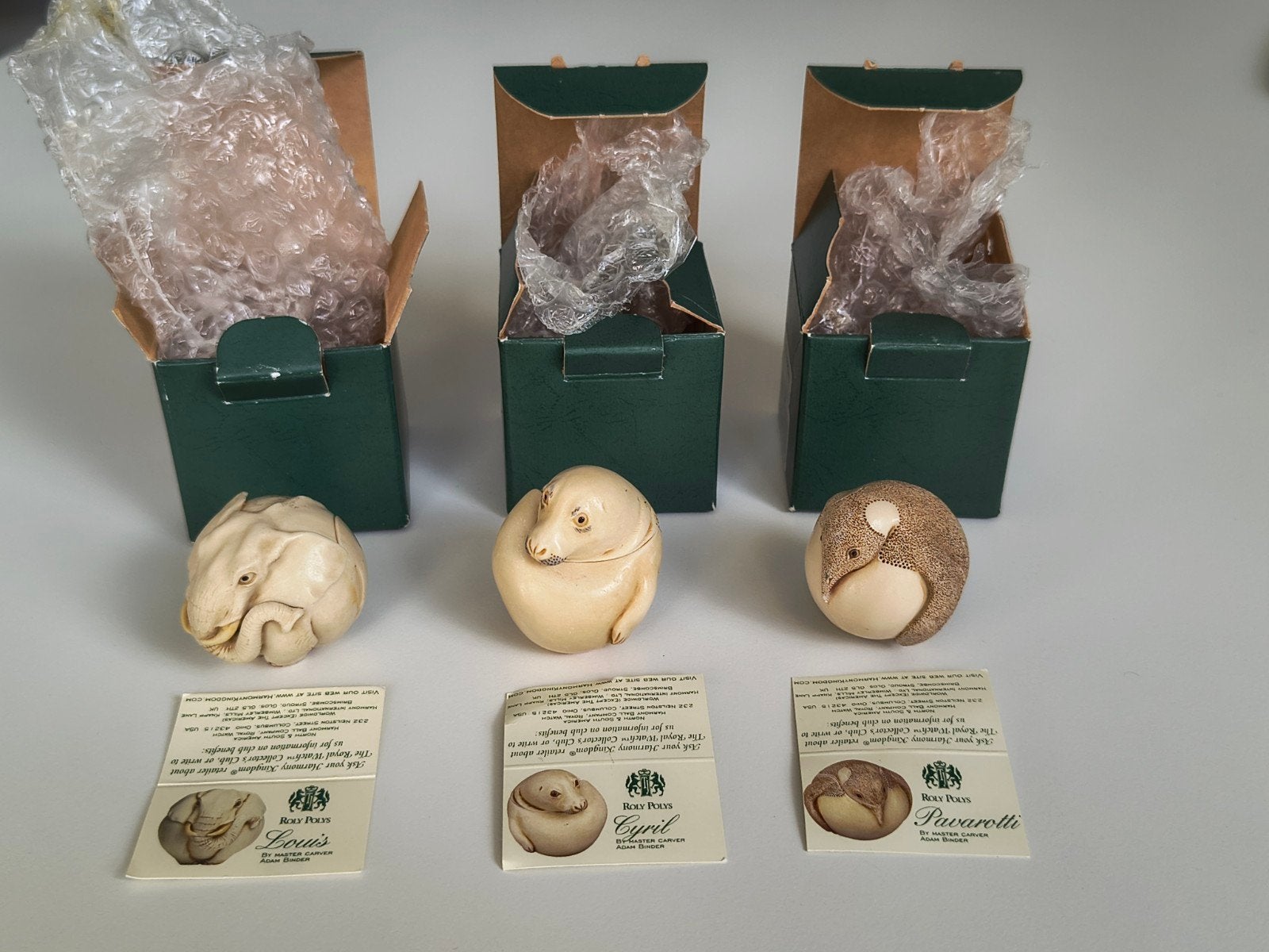 3 x Roly Poly Harmony Kingdom figuurtjes, Ophalen, Nieuw