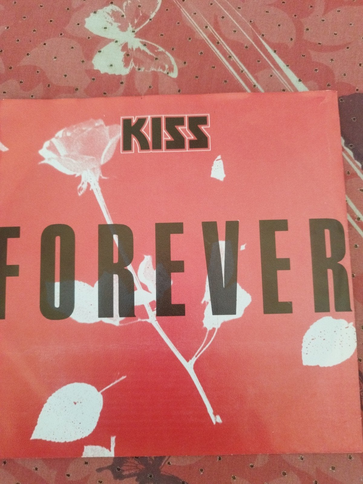 KISS - Forever (Remix) 7 inch vinyl single, Gebruikt, 7 inch, EP, Rock en Metal