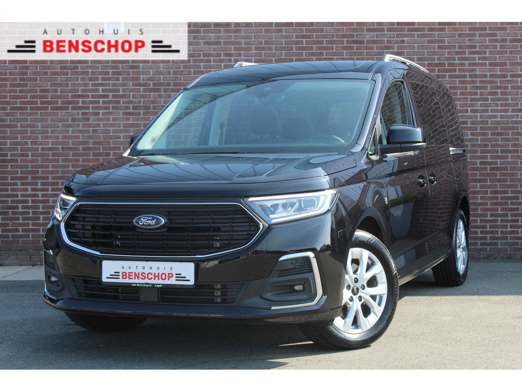 Ford Tourneo Connect 2.0 122PK DSG 7pers L2 |PANO|NAVI|VOORR, Automaat, Stof, Gebruikt, Zwart