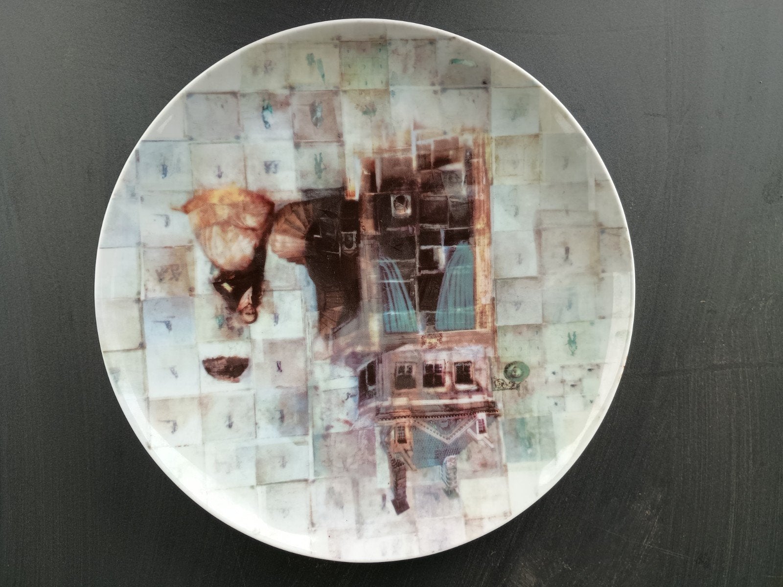 Dinerbord Chris Berens. Titel Wonderceamer, Ophalen of Verzenden