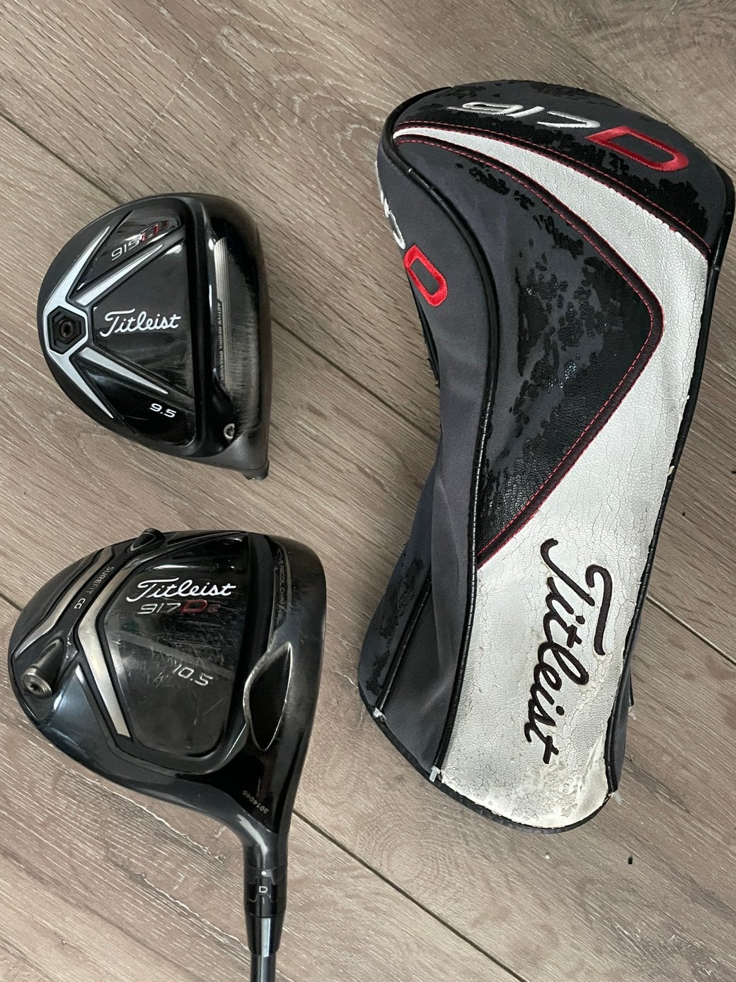 2 drivers te koop:Titleist 915D & 917D (prijs is voor beide), Verzenden, Zo goed als nieuw, Club