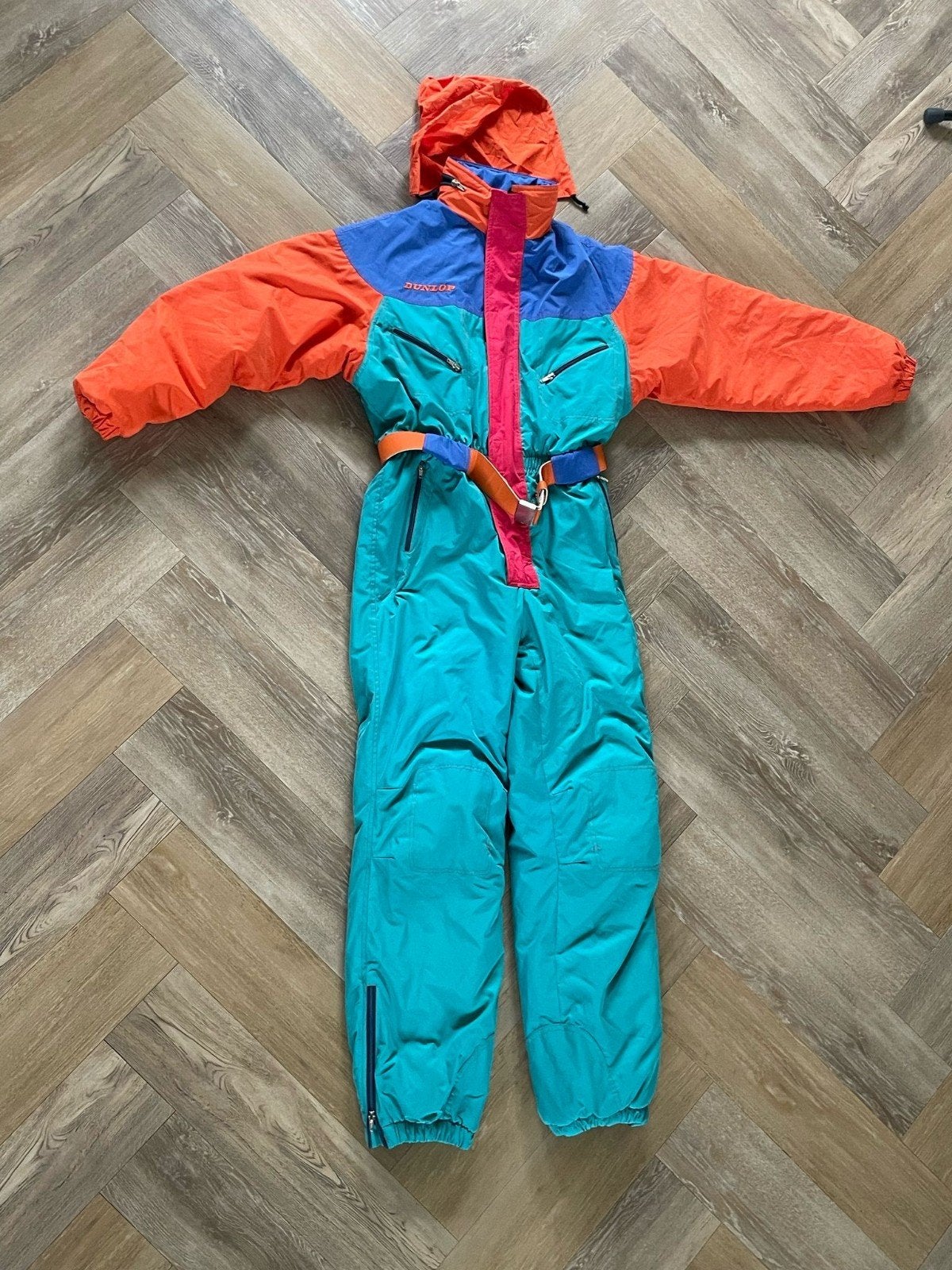 Vintage Dunlop Ski Pak - Kleurrijk en Warm, Kleding | Dames, Wintersportkleding, Dunlop, Gedragen, Pak, Ophalen