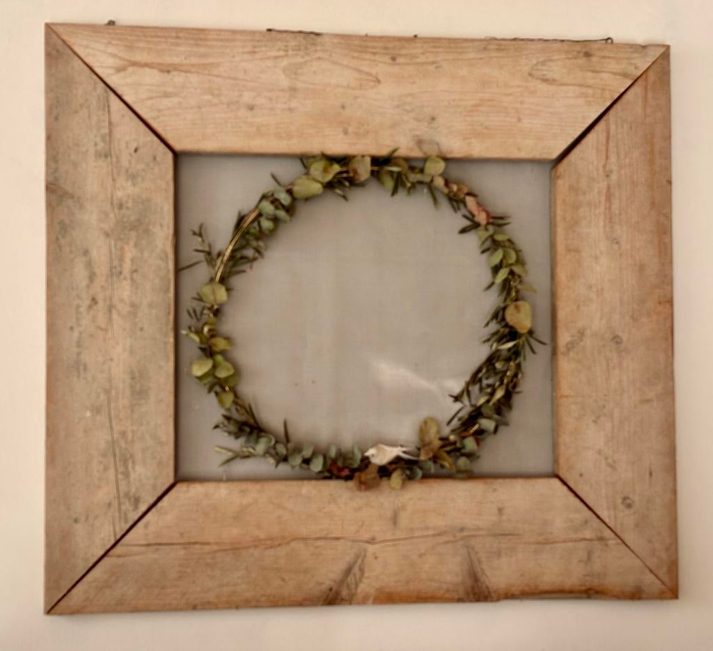 Lijst steigerhout orgineel, Huis en Inrichting, Woonaccessoires | Lijsten, Zo goed als nieuw, 75 cm of meer, Hout, Ophalen