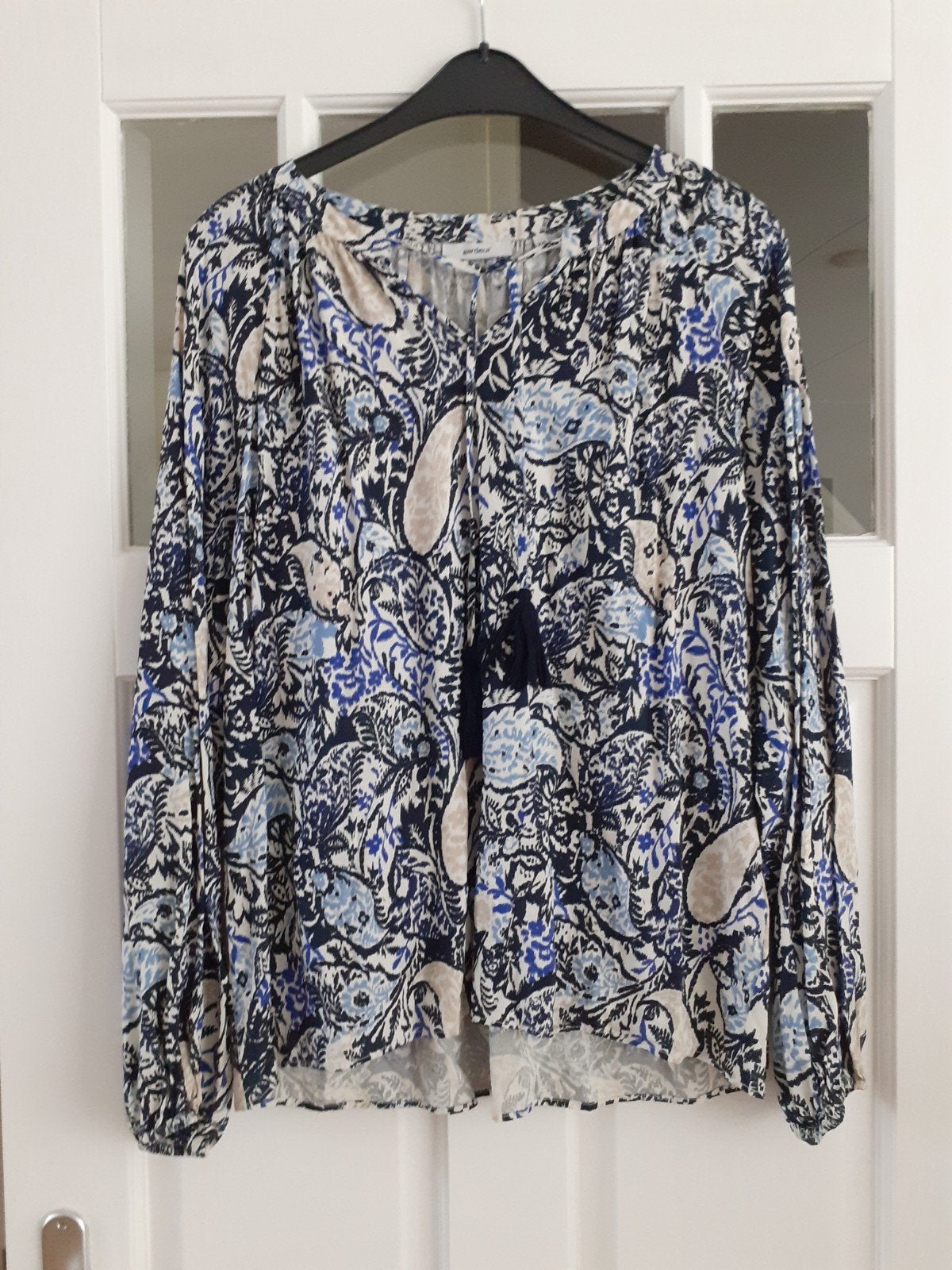 Gardeur blouse 100% viscose in nieuwstaat maat XXL, Blauw, Maat 46/48 (XL) of groter, Ophalen of Verzenden, Zo goed als nieuw